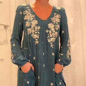 Free People Embroidered Dress